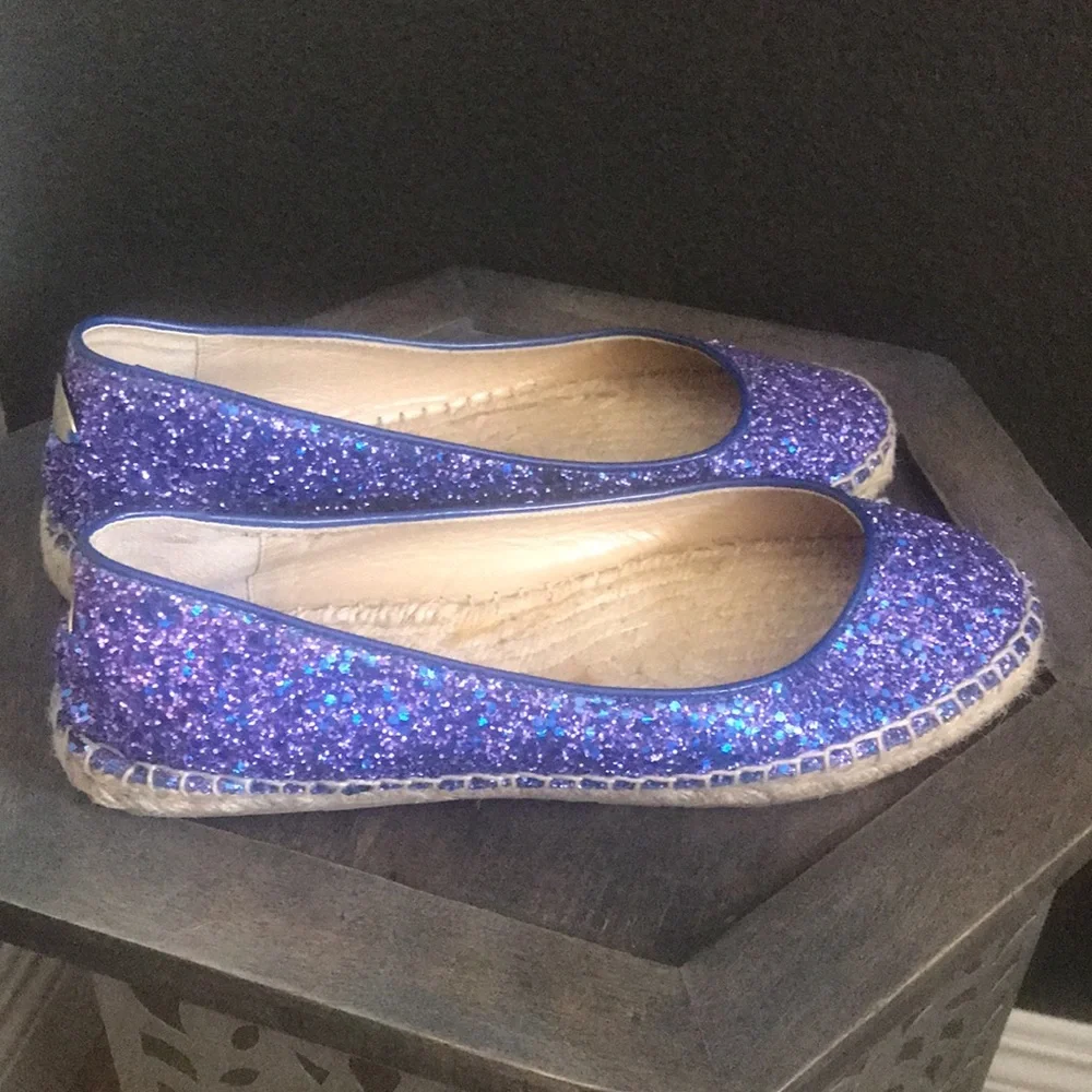 🛑 1 hour sale. Jimmy Choo, Like New, sparkle espadrilles - Picture 5 of 11